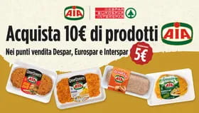 Acquista 10€ di prodotti AIA e ti rimborsiamo 5€ con il Cashback