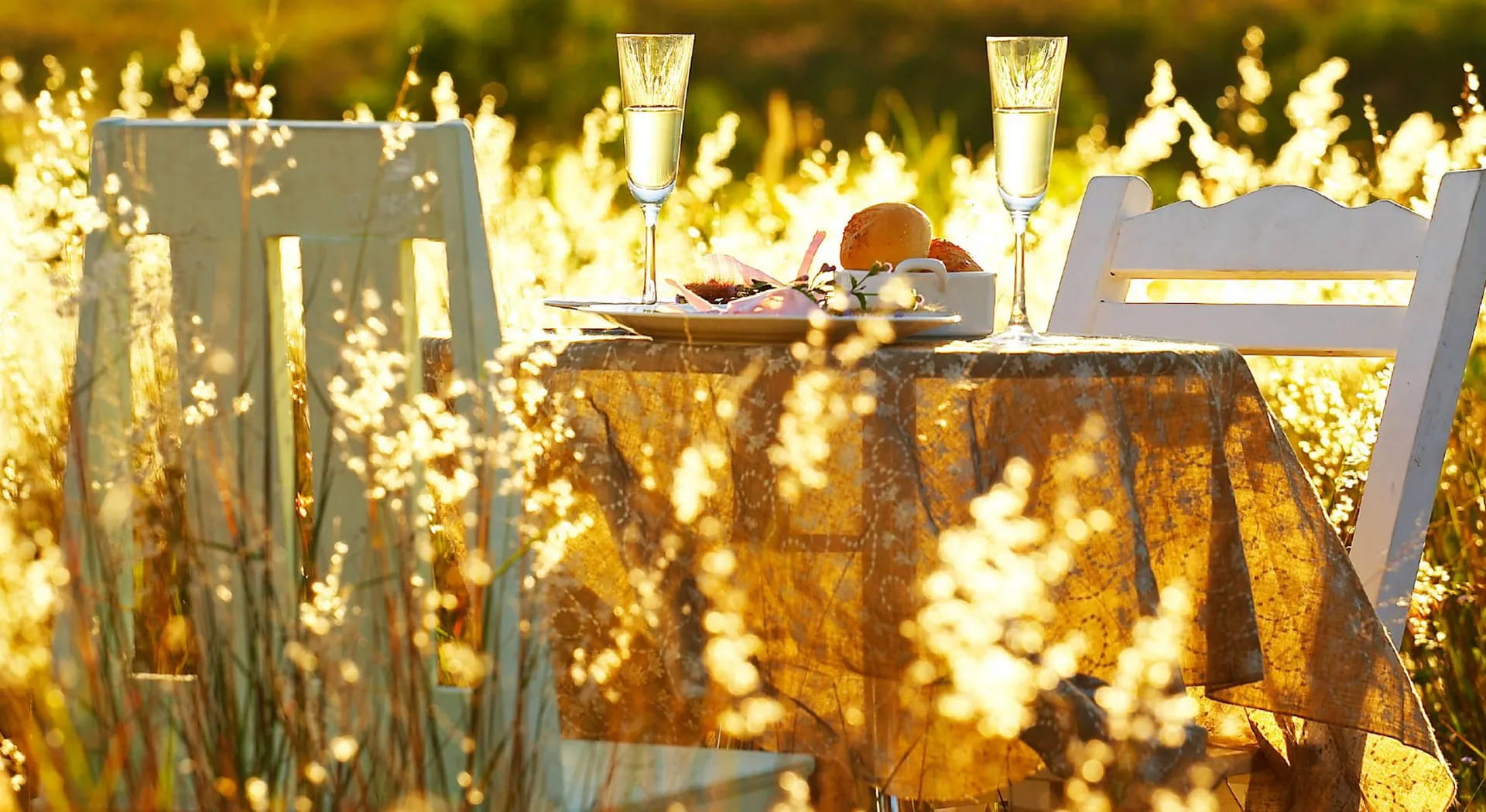 Wie man ein romantisches Abendessen im Garten organisiert